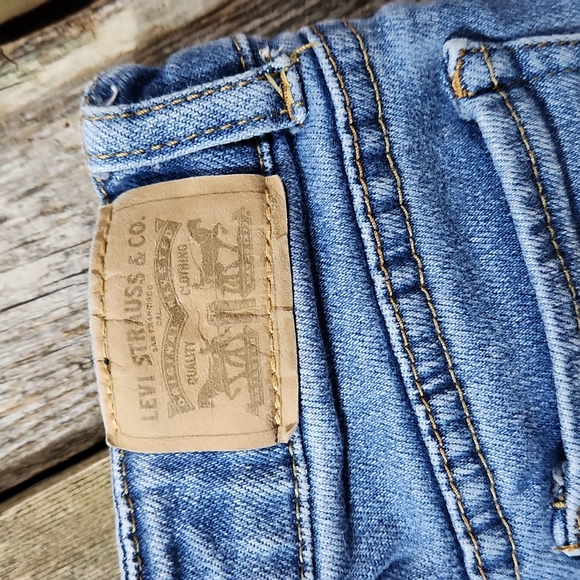 Levi's 710 Ankle Super Skinny Jeans Girls 6 Regular (5-7 years) raw edge hem - Picture 8 of 15